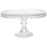 Alegre Servirni krožnik s podstavkom Glass 21cm / okrogel / steklo, (5000200119) | Shoptok.si