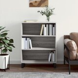 vidaXL Omarica s policami siva sonoma 69,5x32,5x90 cm inženirski les Cene