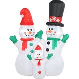Outsunny napihljiv snežak poliester 165D x 80Š x 180V cm belo, (5000242552) | Shoptok.si