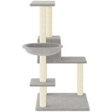  Penjalica za mačke sa stupovima za grebanje svjetlosiva 95 cm | shoptok.hr