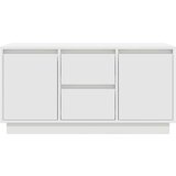 vidaXL TV ormarić s LED svjetlima bijeli 100x41x50 cm | shoptok.hr