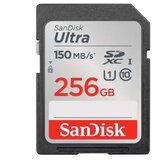 San Disk Ultra 256GB SDXC spominska kartica 150MB/s - SDSDUNC-256G-GN6IN Cene