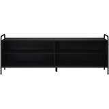 TV ormar 140 x 39,5 x 50 cm Crni hrast Konstruirano drvo | shoptok.hr