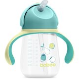 Baboo Cup with Silicone Straw skodelica s slamico Lagoon Fiesta 9m+ 260 ml | Shoptok.si