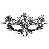 Crushious Čipkasta maska - Mystica, crna | shoptok.hr