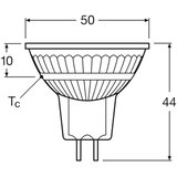  Komplet 2x LED prigušiva reflektorska sijalica MR16 GU5,3/5W/12V 2700K 36° CRI 90 - Osram | Eponuda.com