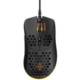 DELTACO GAMING Miš Ultra-Light Gaming, 6400 DPI, RGB, Gumeni side-grip, CRNi | shoptok.hr