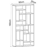 Hanah home Bookshelf, bijela Slike