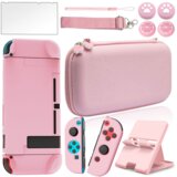 INF Etui in dodatki za Nintendo Switch Pink 10 delov, (21278723) | Shoptok.si