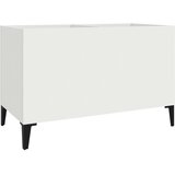 vidaXL Omarica za gramofonske plošče bela 74,5x38x48 cm inženirski les | Shoptok.si