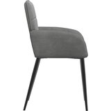  Trpezarijske stolice 2 pcs Baršun Tamnosiva 57 x 50 x 85 cm | Eponuda.com
