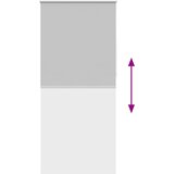 Rolo zavjesa za zamračivanje 104,4 x 230 cm Širina tkanine 100 cm siva | shoptok.hr