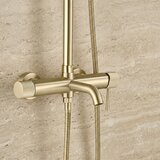 REA Bath Komplet za prhanje Lungo Stripe Brush Gold | Shoptok.si