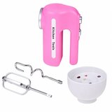 KITCHEN Set Waffle Maker Mixer Interchangeable Tips Lights Sounds Pink | shoptok.hr