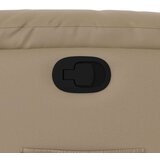 vidaXL Naslanjač s funkcijo vstajanja kapučino barve umetno usnje | Shoptok.si