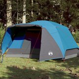 vidaXL Šator za kampiranje za 6 osoba plavi 412x370x190 cm taft 190T Cijene