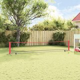  Teniska mreža Crna i crvena 494,5 x 90 x 87 cm Poliester | shoptok.hr