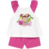 Mayoral komplet 2v1 (majica, kratke hlače) dancer fuchsia | Shoptok.si