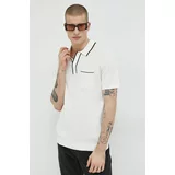 Abercrombie & Fitch Polo majica za muškarce, boja: bež, glatki model