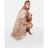Trendyol Beige Oversize Ring Buckle Belt Water Repellent Trench Coat | Shoptok.si