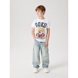 name it Majica 'NKMDRUE DRAGONB' temno modra / rumena / svetlo rdeča / bela | Shoptok.si