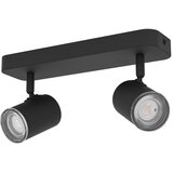 Eglo 300579 - Kupaonsko spot svetlo CONSUMA 2xGU10/5W/230V IP44 crno | Eponuda.com