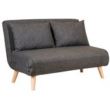 Artie Tamno siva sklopiva sofa 120 cm Folde – Cijene