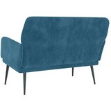 vidaXL Klop modra 108x79x79 cm žamet | Shoptok.si