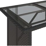  6-dijelni set vrtnih sofa s jastucima crni od poliratana | shoptok.hr