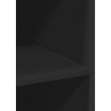  Visoka komoda crna 70x41x185 cm od konstruiranog drva | shoptok.hr