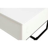 Livetastic klubska miza, 70/60/40,5-65,5 cm črna, bela | Shoptok.si