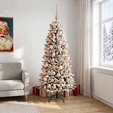  Umjetno božićno drvce s kuglicom 240 cm 300 LED lampica - Zelena i bijela 240 cm s LED-ima i ružičastim lopticama | shoptok.hr