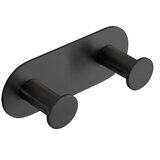 BEMETA Dvojna kljukica za obešanje Easy (11,5 x 4,5 x 3,1 cm, črna, mat) | Shoptok.si