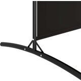 vidaXL Sobna pregrada s 2 panela crna 175 x 180 cm od tkanine | shoptok.hr