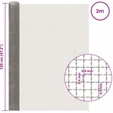 Mrežna tkanina 120 x 200 cm 3 Mesh Nehrđajući čelik 201 Srebrna | shoptok.hr