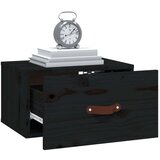 vidaXL Stenska nočna omarica 2 kosa črna 40x29,5x22 cm | Shoptok.si