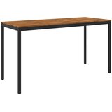  Stol za bar u vrtu NAARDEN Prirodna i crna 196 x 80,5 x 105 cm Slike