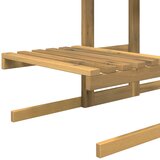 Stalak za biljke Bijela 82 x 36 x 60 cm Čvrsto drvo akacije | shoptok.hr