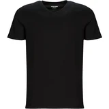 Majice s kratkimi rokavi JJEORGANIC BASIC TEE SS V-NECK Črna