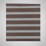 vidaXL Črtasti Zebra Rolo / Senčilo velikost 50 x 100 cm Kavna barva, (20767948) | Shoptok.si