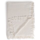 Ixia Kremno belo pregrinjalo iz recikliranega bombaža 260x280 cm Honeycomb – | Shoptok.si