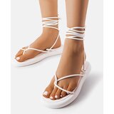 Gemre White lace-up sandals Laurence | shoptok.hr