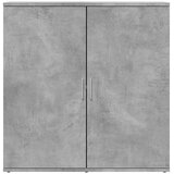  Komoda siva boja betona 79x38x80 cm od konstruiranog drva | shoptok.hr