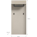 XXXL Garderobni Panel Notes, Pribl. 60x140 Cm, Peščeno Bež | Shoptok.si