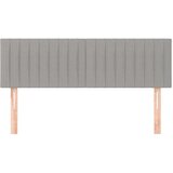  Uzglavlja svjetlosiva 144x5x78/88 cm od tkanine | shoptok.hr