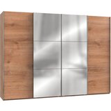 MID.YOU omara z drsnimi vrati, barve hrasta | Shoptok.si