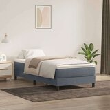Box Spring krevet bez madraca tamno sivi 80x210 cm samt | shoptok.hr