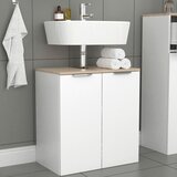MID.YOU omarica za pod umivalnik donali, bela, barva hrasta | Shoptok.si