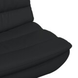  Vrtljiv stol Črna 63 x 75 x 76 cm Svetleč PU, (5000288931) | Shoptok.si