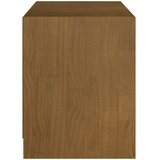 TV ormarić smeđa boja meda 104 x 33 x 41 cm od masivne borovine | Eponuda.com